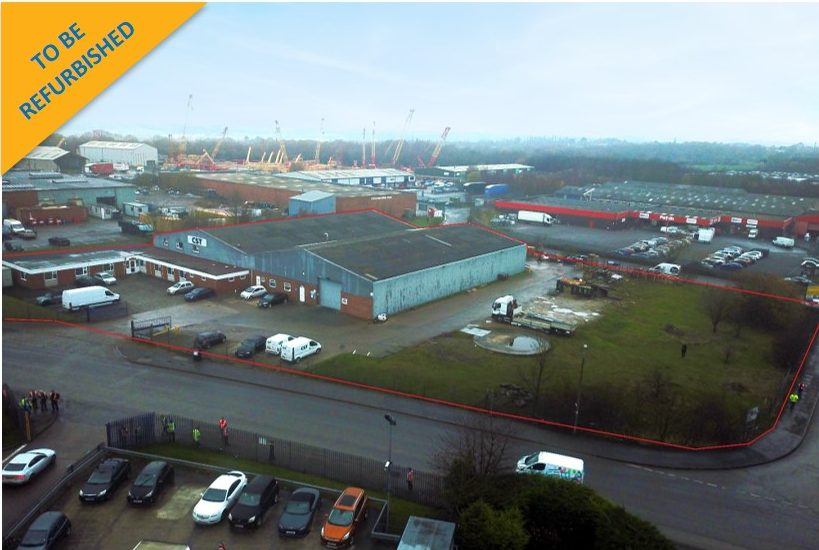 COMING SOON, REFURBISHED INDUSTRIAL/STORAGE SPACE ON A SITE OF OVER 2